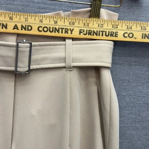 Babaton Aritzia Power Pants Wide Leg Belted High Rise Trousers Size 4 - Picture 10 of 13